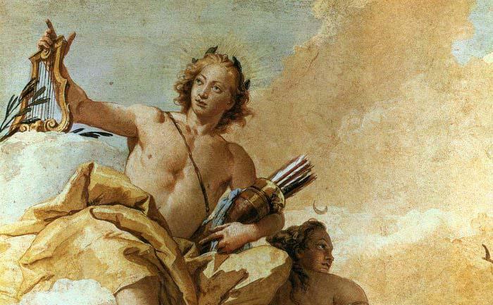 TIEPOLO, Giovanni Domenico Apollo and Diana Norge oil painting art